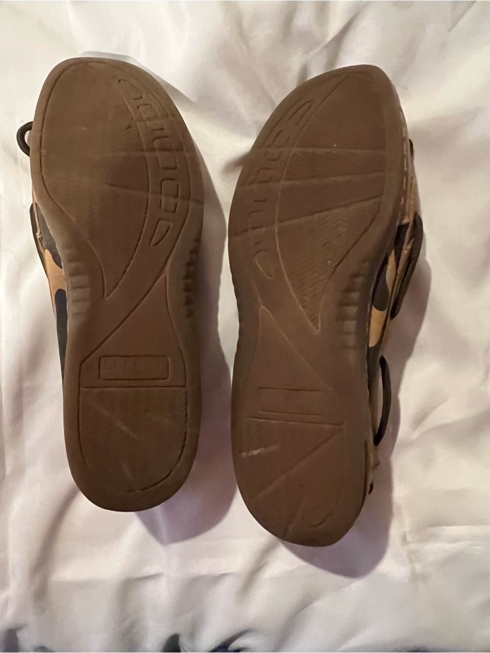 Sperry Top-sider Women's Size 8.5 Angelfish Boat Shoes Camo Tan - Picture 10 of 11